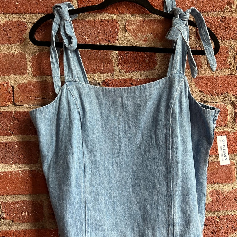 Old Navy Light Blue Denim Top